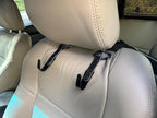 Headrest Hooks for Car 2 Pack Black