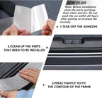 Car Door Edge Guards Door Sill Protector Automotive Entry Guard Anti Collision Scuff Sill Trim Protection Strips for Most Cars Vehicles Accessories(2.8 Inch Wide, 16.4 Feet,Clear)