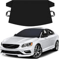 Windshield Cover for Ice and Snow | Oxford Fabric Windshield Cover for SUV, Sedan, Coupe & Hatchback | Protection from Snow, Ice & Frost | Winter Car Accessories