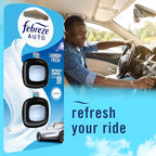 Car Air Freshener Vent Clip Laundry Fresh Scent,.07 oz. Car Vent Clip, Pack of 4