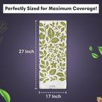 crae. Double Sided Microfiber Hand Towels, 17x27 Inches Waffle Design Kitchen Towels Set, Durable & Soft Fast Drying Hand Wash Cloth and Dishcloth for Everyday Use at Home (Pat & Tricky- Green/Cream)