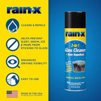5080233 2-In-1 Glass Cleaner Plus Rain Repellent, 18 Ounce, BLUE