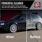 Adam's Car Shampoo (16oz) - pH Best Biodegradable Car Wash Soap for Foam Cannon, Spray Gun or Bucket - High Foam, Scratch-Free Auto Detailing for Cars, Trucks, RVs & Motorcycles