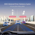 USB Car DVR Camera Video Recorder, USB Dash Cam, WDR Full HD Dash Camera Car Driving Recorder with 64GB Micro SD Card, Wide Angle, Loop Recording Night Vision ADAS 24Hours Monitor