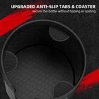Cup Holder Expander with Expandable Insert, Fits 20 to 40 oz Bottles | Cup Holder Adapter Fits Owala Water Bottle 12/24/40 oz, Yeti 20/26/30 oz, Hydro Flask 32/40 oz, Offset Base Function