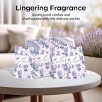 20 Pack Lavender Scented Sachets - Drawer & Closet Air Freshener Bags, Natural Odor Eliminator for Car, Home, Bedroom, Office & Travel