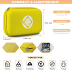276PCS Hiking First Aid Kit for Home Personal Emergency Supplies Compact Bag for Backpack, First Aid Essentials Survival Kit for Business Travel Car Yellow