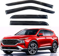 KPY Rain Guards Fit for 2019-2023 Hyundai Santa Fe, Out-Channel Window Visors Vent Wind Deflectors 4PC, Car Accessories for 19-23 Santa Fe