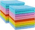 AIDEA Microfiber Cleaning Cloth-20PK, Microfiber Towels, Rags,11.5"×11.5" | Cleaning Rags, Lint Free Cloth, Wash Cloths, Dusting Cloth for Home, Window, Cars, Cleaning Supplies, Muilticolor