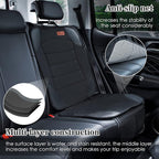 2-in-1 Car Seat Protector & Kick Mat with iPad Holder - Kids Backseat Organizer with Touchscreen Pocket, Storage Pockets & Waterproof Cover for Child Safety and Mess-Free Rides