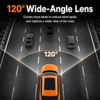 2.4-inch 1080p High-Definition Dash cam for Cars with Super Night Vision, 24-Hour Video Recording, 120° Large Wide-Angle, G-Sensor Parking Monitoring Loop Video Motion Detection