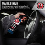 Adam's Polishes Total Interior Cleaner & Protectant, Quick Detailer & SiO2 Protection, Ceramic Infused, Anti-Static, OEM Finish, For Leather, Vinyl, Plastics, Glass & More