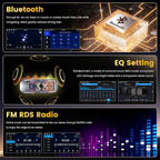 4+128GB Android 15 Car Stereo for Toyota Corolla EX 2005-2012 Wireless Carplay Android Auto, 9 Inch Incell Touch Screen Car Stereo with GPS, Backup Camera, Bluetooth, FM/RDS, EQ, WiFi, SWC | Carplay Android Auto, Mirror Link,9"Incell Touch Screen Car R...