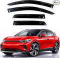 KPY Rain Guards Fit for 2021-2026 Volkswagen ID.4, Out-Channel Window Visors Vent Wind Deflectors 4PC, Car Accessories for 21-26 VW Volkswagen ID4