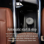 Car Scent Refill - Fragrance for Car Diffuser - Clean & Safe Luxury Diffuser Scent - Long-Lasting Fragrance for 30 Days of Aroma - Teak & Leather
