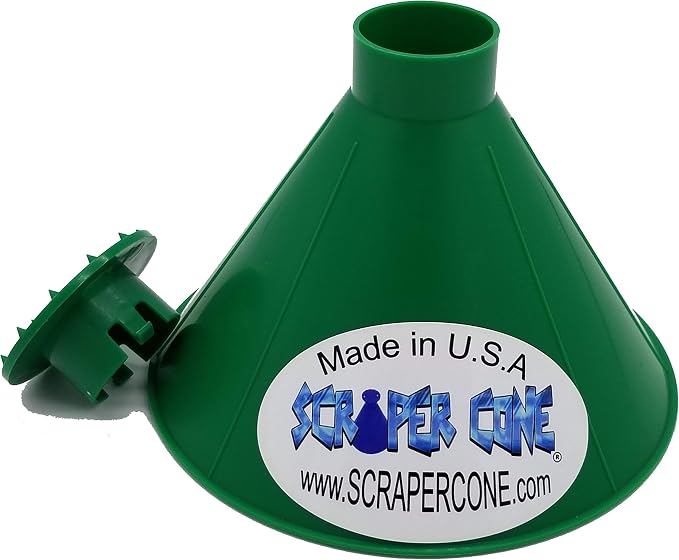 SCRAPER CONE®️ 3 Pack The Original Ice Scraper, Snow Removal Made in The USA Magical Frost Removal Funnel Shaped Cleaning Tool Car Windshield Deicer Magic Scrapers Instascrape Round Shovel Brush