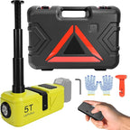 Cordless Electric Car Jack Kit for Dewalt 20V Battery, Cordless Remote Control 5 Ton Hydraulic Car Jack with LED Light for Sedan, SUV,MPV,Truck (NO Battery