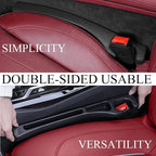 Car Seat Gap Filler Compatible with Honda Pilot Accessories Seat Gap Plug Blocker with Storage Slot Organizer Non-Slip Car Cup Holder Coaster 2 Pack Black