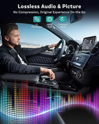 OTTOCAST Mini Nova Wireless CarPlay Adapter Convert Wired to Wireless CarPlay Fast Auto Connect, Plug & Play 2 in 1 Mini Dongle for Factory Wired CarPlay/Android Auto Cars