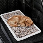 Backseat Dog Bed Mat for Car, Non-Slip Scratch-Resistant Dog Car Seat Cover, Soft Thick Pet Travel Cushion, Washable Back Seat Protector Blanket for Cars SUVs Trucks, 53 x 24 Inches