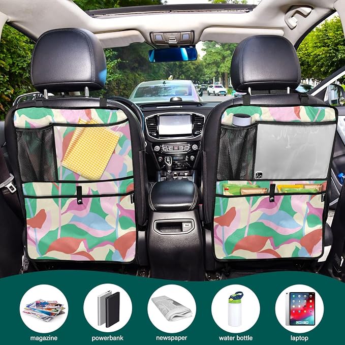 Kick Mats Backseat Protector with Anti Kick Design Offering Safety and Space for Backseat Essentials