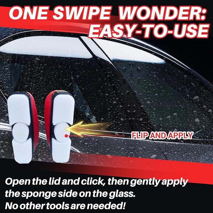 Car Water Repellent & Anti-Fog for Windshield – Quick Interior & Exterior Glass Treatment Bundle, Rain Repellent & Antifogging Fluid for Windows, Mirrors, Paint – Pack of 2