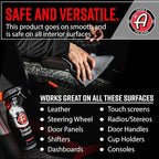 Adam's Polishes Interior Detailer 16 fl. oz - Total Car Cleaner, Protectant & Dressing | All Purpose Leather Conditioner | Vinyl, Dashboard, Screen, Seat Cleaner & More - Pack of 2
