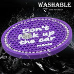 2PCS Bling Crystal Rhinestone Cup Holder Coaster – 2.75 Inch Anti-Slip Auto Insert Cup Coaster – Sparkling Interior Decor Accessories for Cars & Vehicles (Purple & White)