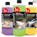 3-Pack Pressure Washer Concentrate, Multi-Scent, 1 Gal Each – House & Deck Wash, Snow Foam Auto Wash, All-Purpose Cleaner – For Home, Garage, Driveway, Outdoor, SPX-ASST3Q