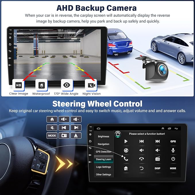 Car Stereo Radio for Nissan NV200 2013 2014 2015 2016 2017 2018 2019, 9.7" Touchscreen Android 15 Car Radio Stereo Head Unit with CarPlay Android Auto GPS Navigation SWC FM DSP WiFi Bluetooth Camera