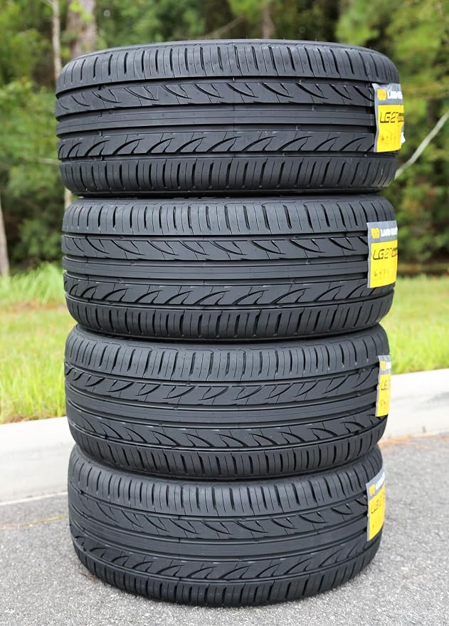 Set of 2 (TWO) LG27 All-Season Passenger Car High Performance Radial Tires-255/35R18 255/35ZR18 255/35/18 255/35-18 94W Load Range XL 4-Ply BSW Black Side Wall UTQG 500AA
