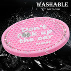 2PCS Bling Crystal Rhinestone Cup Holder Coaster – 2.75 Inch Anti-Slip Auto Insert Cup Coaster – Sparkling Interior Decor Accessories for Cars & Vehicles (Pink & White)