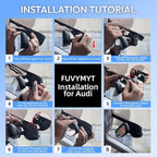 Single Channel 4K Dash Cam for Audi A6 2025(with ADAS), 55 TFSI Quattro Remium, Avant, Hybrid, Sportback,OEM-Style,Loop Recording,Easy Installation,WiFi & App,64G Card