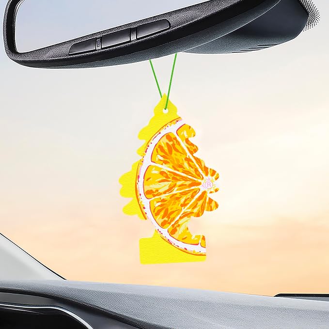 Car Air Freshener | Hanging Tree Provides Long Lasting Scent for Auto and Home | 24 Air Fresheners |Sliced