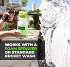 Premium Ceramic Soap (16oz) - Dual-Action Formula Car Wash Soap with SiO2 for Cleaning & Protection - Hydrophobic Water-Beading`- Car Cleaning Supplies - Safe for Paint, Glass, Chrome & More