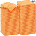 Microfiber Cleaning Cloths for Cars 16 x 16 Inch Ultra Absorbent Car Towels Drying Reusable Cleaning Supplies House Kitchen Window Microfiber Towel (Orange,60 Pcs)