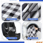 Car Seat Towel Covers with Storage Bag, 63 x 32 Inch Universal Non Slip Waterproof Sweat Protector for Car Truck, Gym Swimming Running, Machine Washable