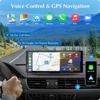 Carpuride W903 9.3" Wireless Carplay & Android Auto with Dash Cam | 4K Front & 1080P Rear Camera, Loop Recording, Bluetooth Audio, Mirror Link, GPS