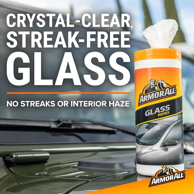 Car Interior Value Pack, 90 Count, Includes Auto Glass Cleaner, Cleaning Wipes and Protectant Wipes