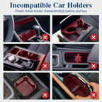 Adjustable Car Cup Holder Expander for Large Bottles