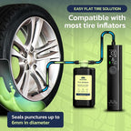 Premium Tire Inflator Portable Air Compressor, 2X Faster, 150PSI Air Pump for Car Tires, Tire Pump, with 12V DC Cord for Trucks & Off-Road Tires, Auto Shut-Off (Ventus pro + Tire sealant)