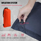 Portable Heated Seat Cushion,Heated Stadium Seats for Bleachers(Red) | Waterproof Heated Seat Pad Great for Outdoor Sports,Camping,Fishing(No Power Bank)