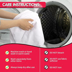 White Microfiber Cleaning Cloth, Pack of 100, 11.5"X11.5" Cleaning Rags for Housekeeping and Kitchen, Reusable Shop Towels, Microfiber Towels for Cars, Lint Free, Scratch-Free