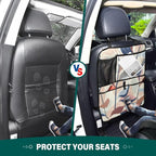Kick Mats Backseat Protector with Anti Kick Design Offering Safety and Space for Backseat Essentials