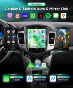 8Core 6G+128G Car Stereo for Chevy Cruze 2009-2015, Android 15 Radio with DSP 32-EQ,9.7Inch IPS Vertical Touch Screen,Wireless Carplay/Android Auto,GPS,WiFi,FM/RDS,SWC,Backup Camera