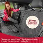 Dog Car Seat Cover - Waterproof Non-Slip Car Back Seat Protector - Rear Car Seat Cover for Dogs - Universal Fit for Sedans Trucks SUVs - Scratchproof Backseat Car Cover - Machine Washable