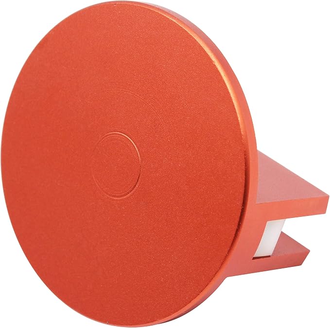 Car Aluminum Grooved Magnetic Jack Pad,Jack Pad Weld Frame Rail Adapter,Orange
