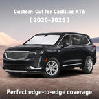 Windshield Sunshade Compatible for Cadillac XT6 2020-2023 2024 2025, Sun Visor for Front Windshield & Window Sun Shade Cover, UV Heat Blocker & Protector, Car Accessories