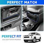 Door Handle Center Console Organizer Tray Fits for 2010-2024 Toyota 4Runner (Exclude Limited) Door Pocket Armrest Hanging Box Storage Compatible with 4Runner Interior Accessories, 5PCS