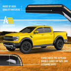Extra Durable Window Deflectors in-Channel Window Visors Rain Guards Fit for Ford Ranger 2024-2026 SuperCrew, Sun Visors, Wind Vent for Shades, Exterior Car Accessories - 4pcs. AG0748